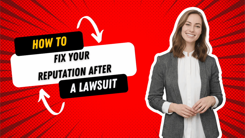 How to Fix Your Reputation After a Lawsuit